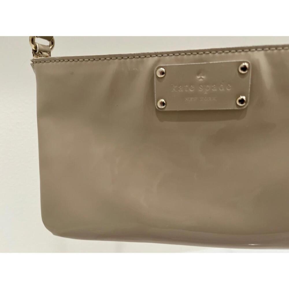 Kate Spade Patent leather crossbody, Cream, Beige, Neutral